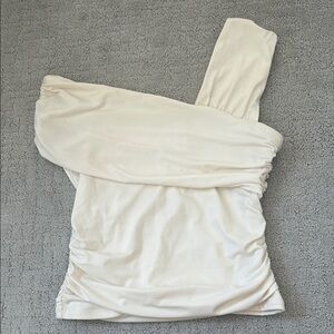 White One-Shoulder Top